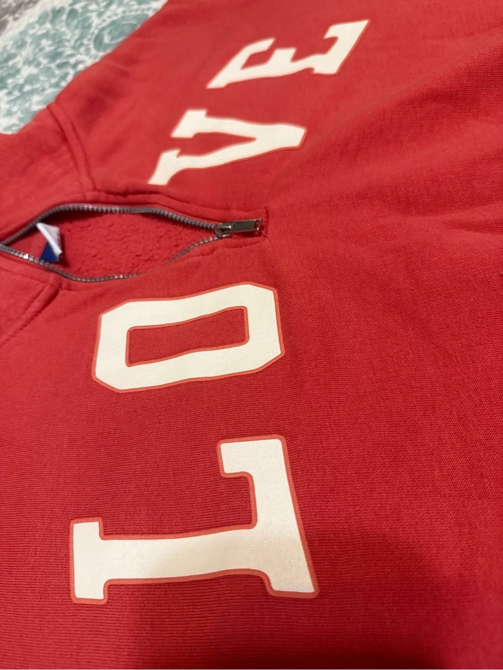Old navyHalf-Zip Sweatshirt - Red